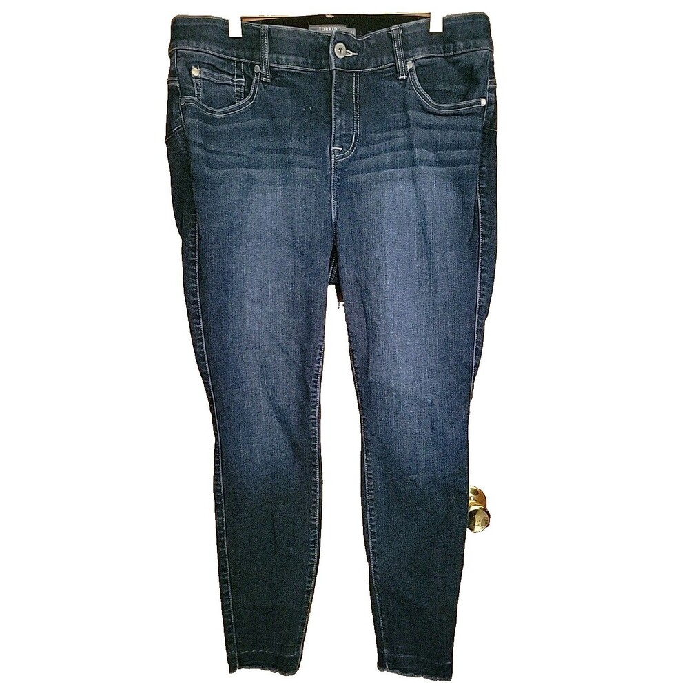 Torrid 16R Feel the Fit Women's Bombshell Skinny Stretch Jeans Dark Wash